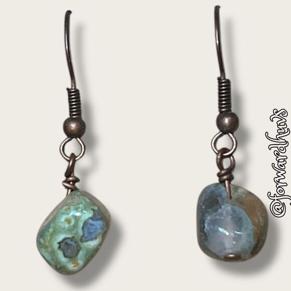Bundle Sale 3 for $15 | Stone Dangle Earrings – Naturally Elegant and Unique - Picture 4 of 8